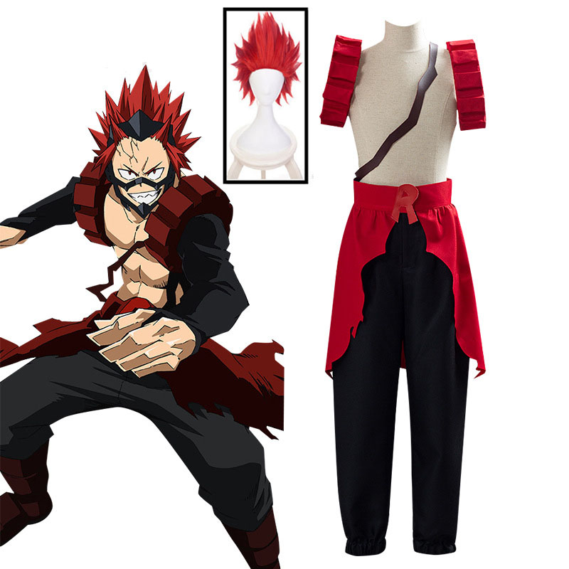 Anime Cosplay Buy - アニメのコスプレ衣装,男性用,キリシマ英太郎,ハロウィン衣装セット,僕のヒーローアカデミア