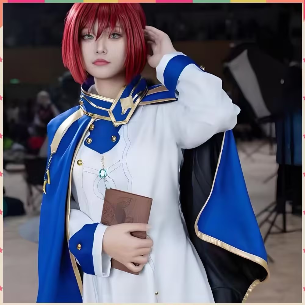 Cosplay Anime White Hair - 雪ゆきコスプレ衣装アニメ白雪姫赤髪のロールプレイスーツハロウィンカーニバルパーティー衣装女性フレンチドレス