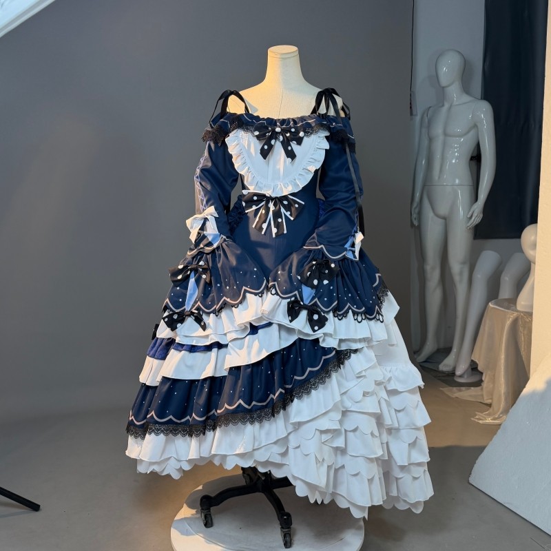 Anime Cosplay 2026 - アニメ「夏目安安」コスプレ衣装 – スイートロリータフルセット ハロウィンパーティー2026用