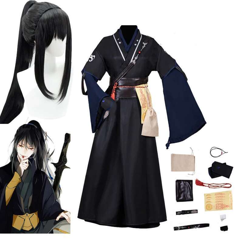 Anime Yang Cosplay - アニメ魔道祖師コスプレ衣装ウィッグ雪陽コスプレ鬼滅の刃衣装男性用