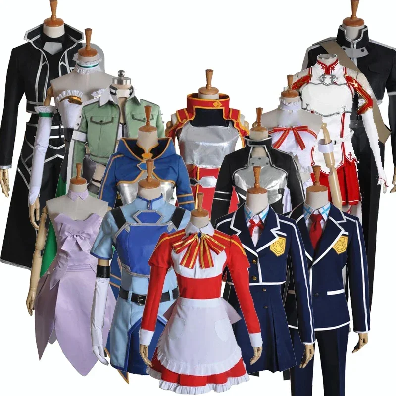 Anime Cosplay Sword - ソードアート・オンライン SAO 結城明日奈 キリト 結城明日奈 コスプレ衣装、カスタマイズ可能