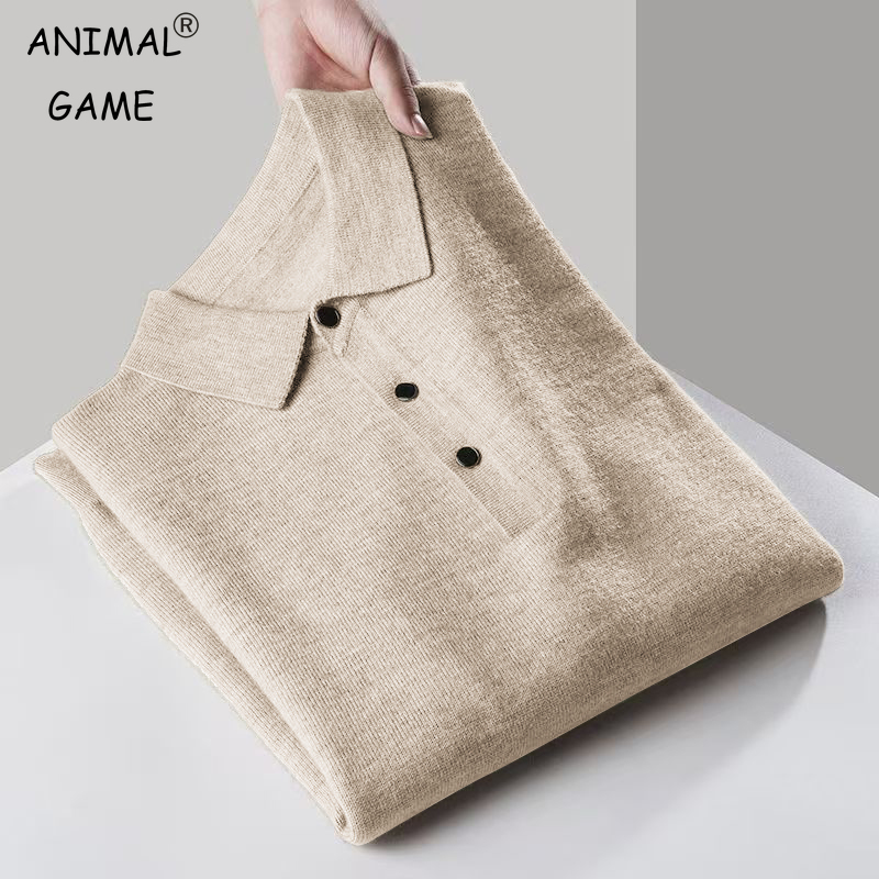Anime Cosplay Simple - メンズクォータージッパーセーター長袖ボタンダウンゴルフシャツカジュアルニットリブドレスプルオーバー屋外抗ピリング男性