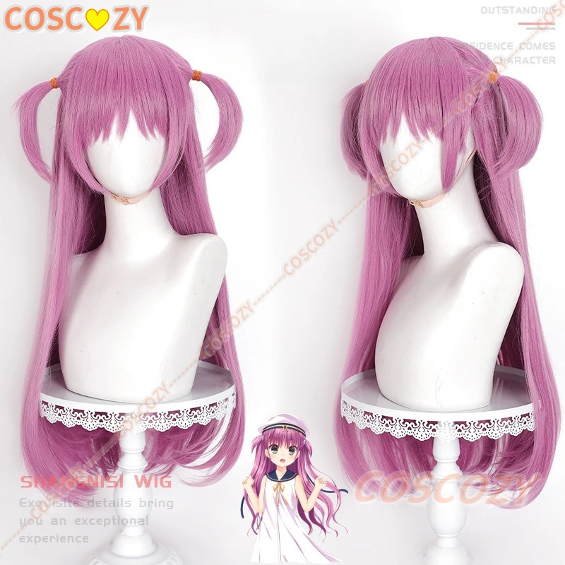 Anime Cosplay Long Hair - CosplayAnime 夏ポケットコスプレウィッグロング紫髪ハロウィンパーティー女性女の子ロールプレイウィッグ