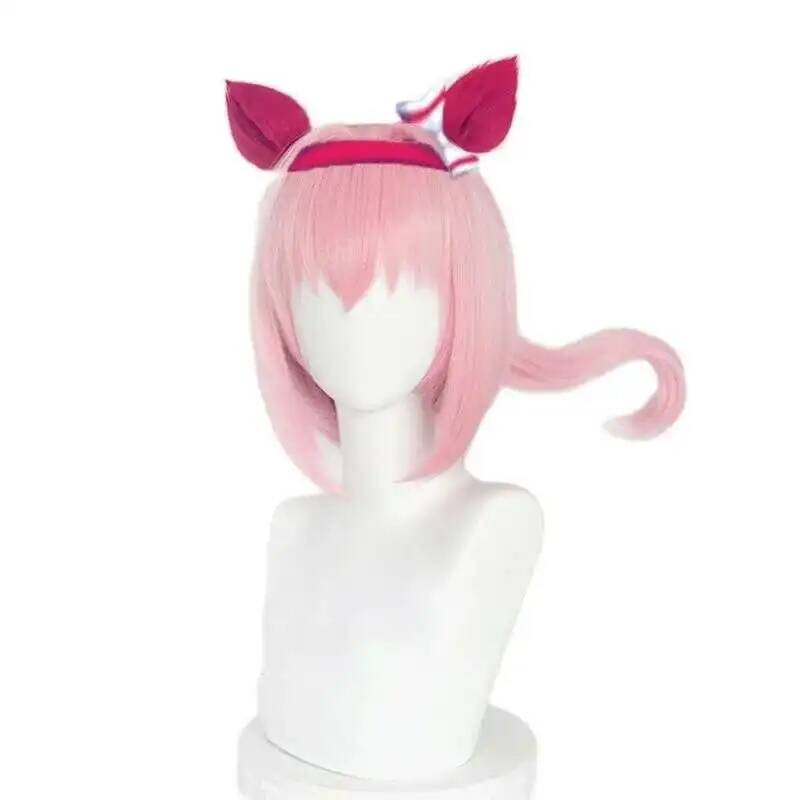 Anime Cosplay Pink - ウマ娘 ハルウララ コスプレウィッグ ウマ娘 プリティーダービー ピンク