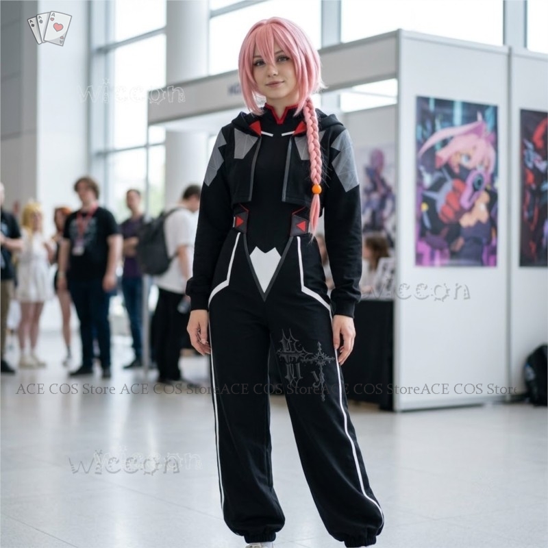 Anime Yang Cosplay - サイバーパンク タリア・ヤン コスプレ – 同じスタイルのフード付きジャケット +