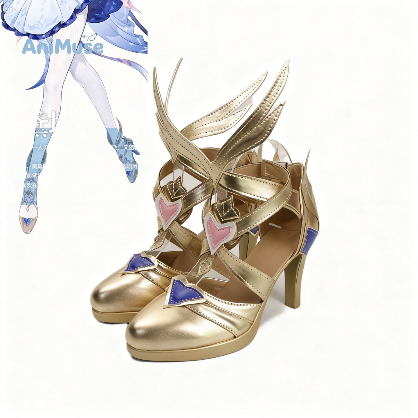 原神（ゲンシン）インパクト ‌   オデット コスプレ靴 ハ - Cosplay Anime Shoes のレビューと価格