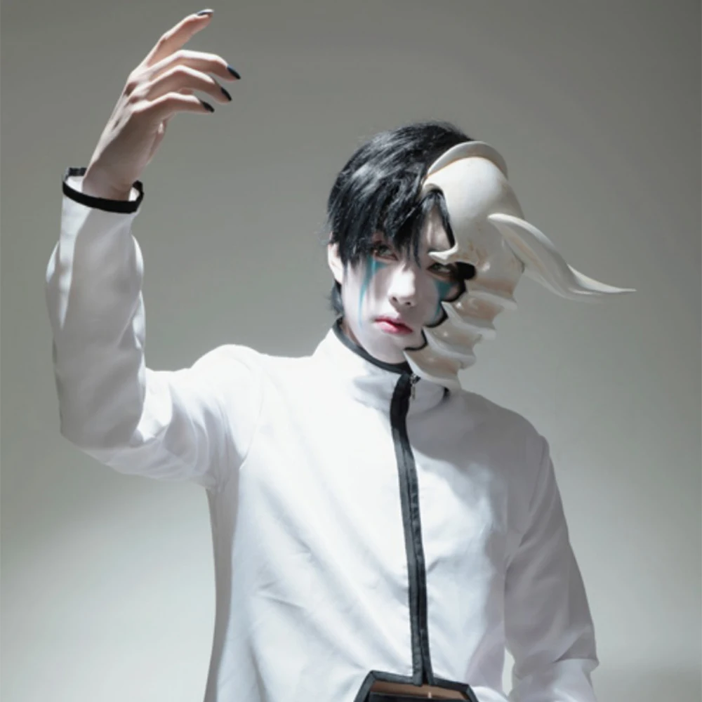 コスプレアニメブリーチウルキオラのコスプレ衣装ウルキオラヘル - Cosplay Anime White Hair のレビューと価格