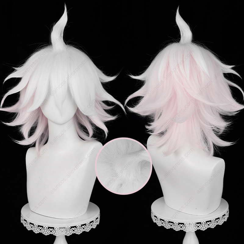 アニメ Nagito Kokueda コスプレウィッグ 37 - Cosplay Anime White Hair のレビューと価格