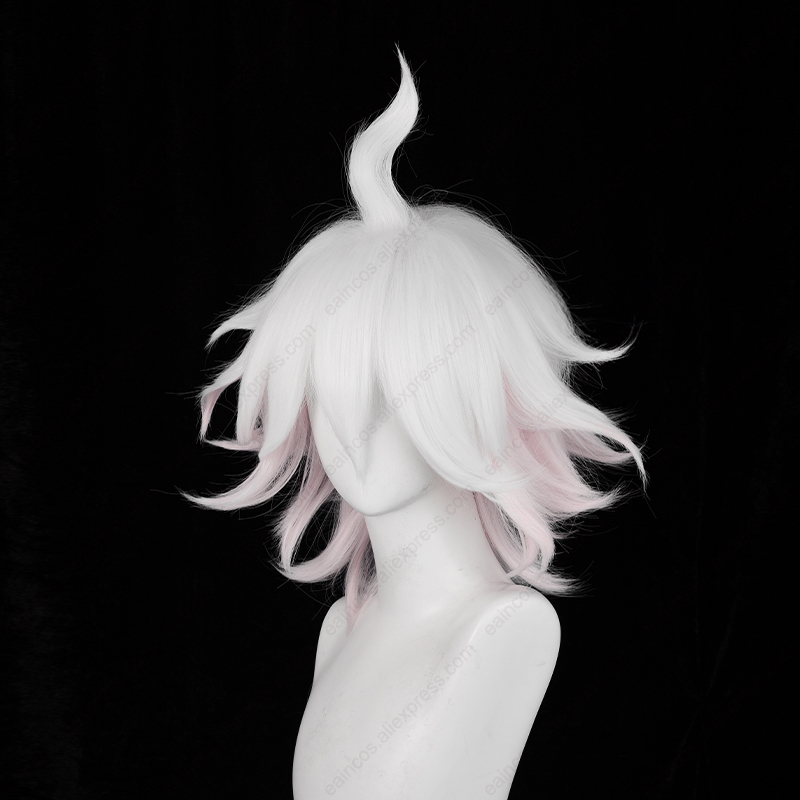 アニメ Nagito Kokueda コスプレウィッグ 37 - Cosplay Anime White Hair のレビューと価格
