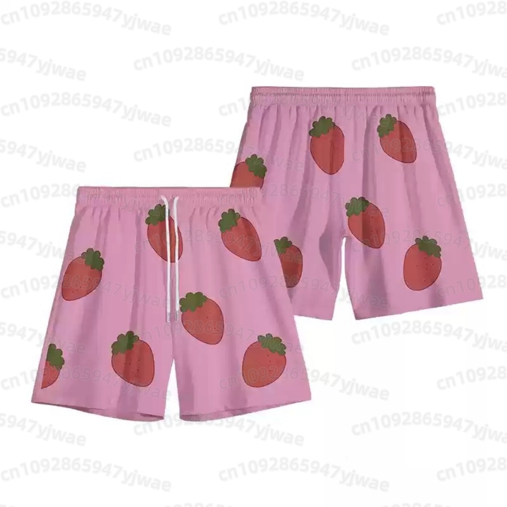 2026 メンズ ピンク ストロベリー ショートパンツ アニ - Anime Cosplay 2026 のレビューと価格