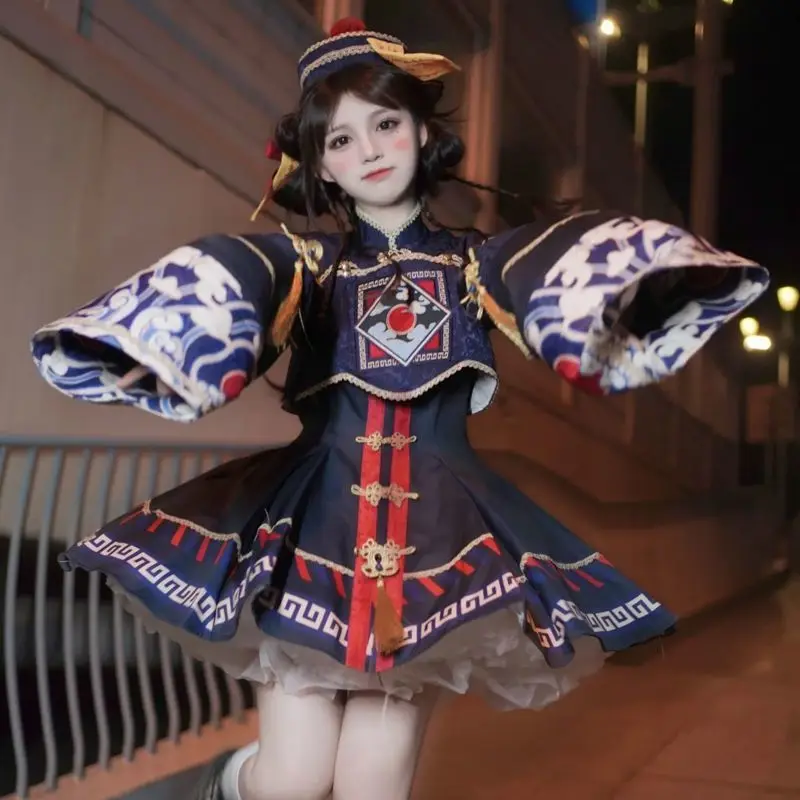 ロリータ中国風の甘いドレスかわいいアニメゾンビガールコスプレ - Anime Zombie Cosplay のレビューと価格