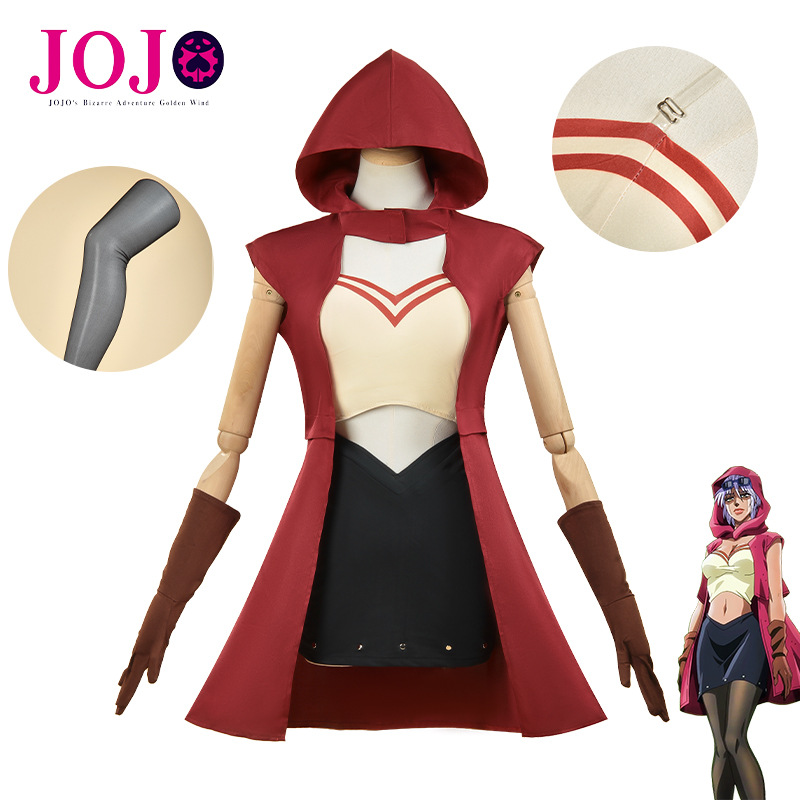 アニメジョジョの奇妙な冒険コスプレ衣装インナーウェア手袋タイ - Cosplay Anime Jojo のレビューと価格
