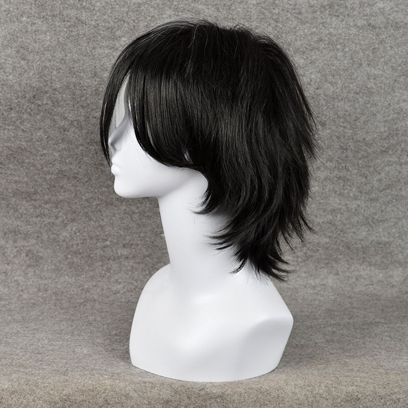 コスプレ-子供のためのコスプレアクセサリー,長さ黒と白のふわ - Cosplay Anime White Hair のレビューと価格