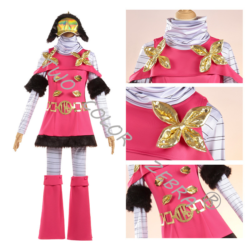 ジョジョの奇妙な冒険 ホットパンツ コスプレ衣装 ピンクドレ - Cosplay Anime Jojo のレビューと価格