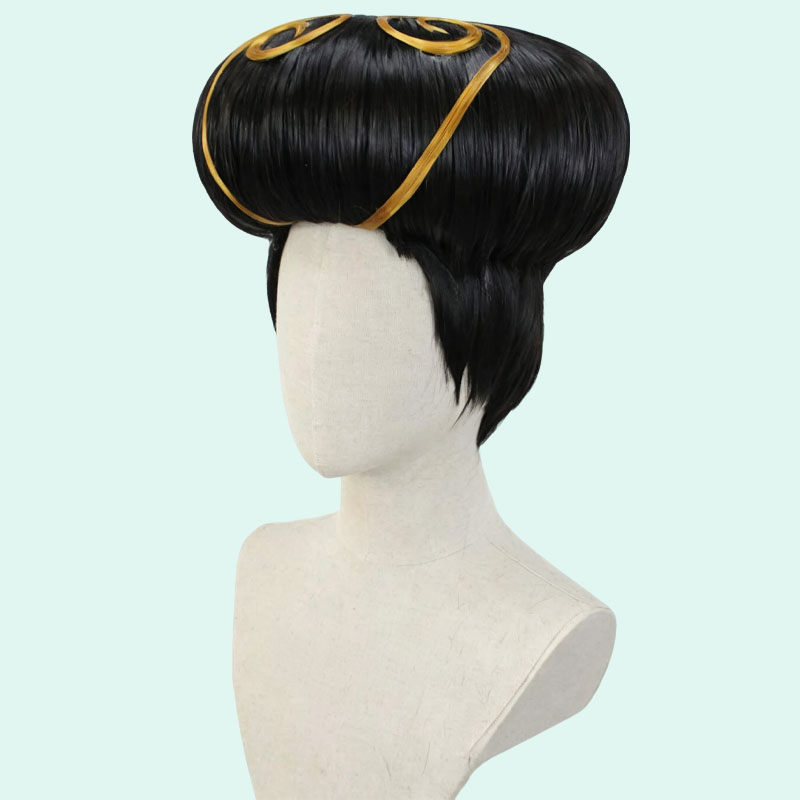 アニメ「ジョジョの奇妙な冒険」トール コスプレウィッグ 黒色 - Cosplay Anime Jojo のレビューと価格