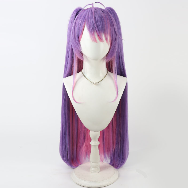 常闇トワ コスプレウィッグ Vtuber パープルピンク ロ - Anime Cosplay Pink のレビューと価格