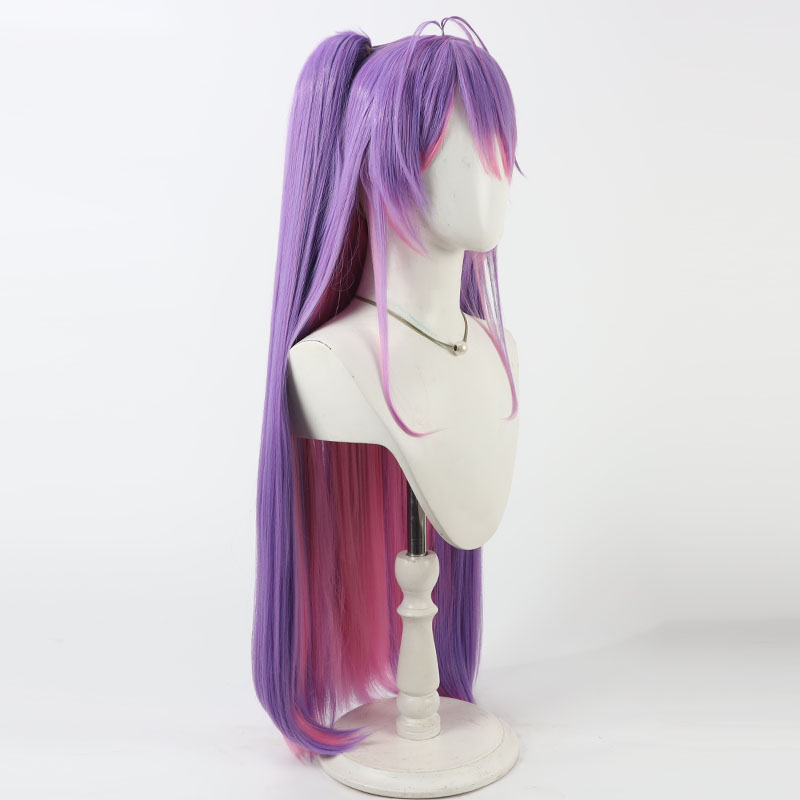 常闇トワ コスプレウィッグ Vtuber パープルピンク ロ - Anime Cosplay Pink のレビューと価格