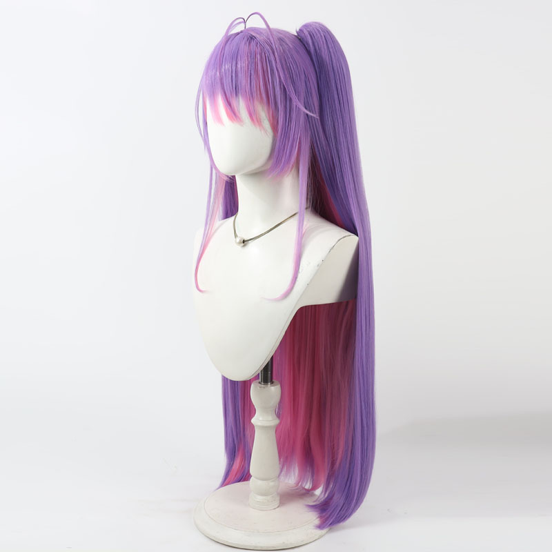 常闇トワ コスプレウィッグ Vtuber パープルピンク ロ - Anime Cosplay Pink のレビューと価格