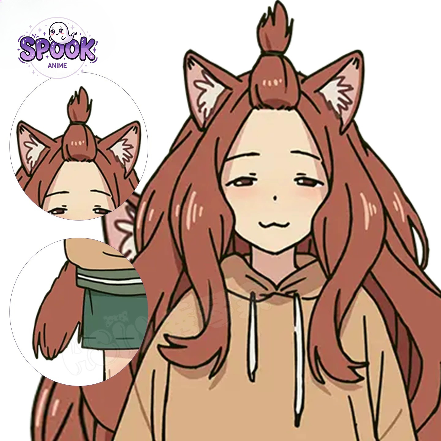 ブラウンロングウィッグ マスコ・ヤクネコ・ヤニネコ コスプレ - Anime Cosplay Long Hair のレビューと価格