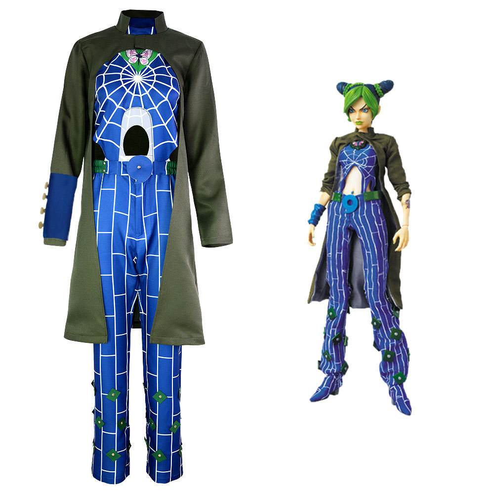 アニメジョジョの奇妙な冒険コスプレドレスマントジョリーネ・ク - Cosplay Anime Jojo のレビューと価格