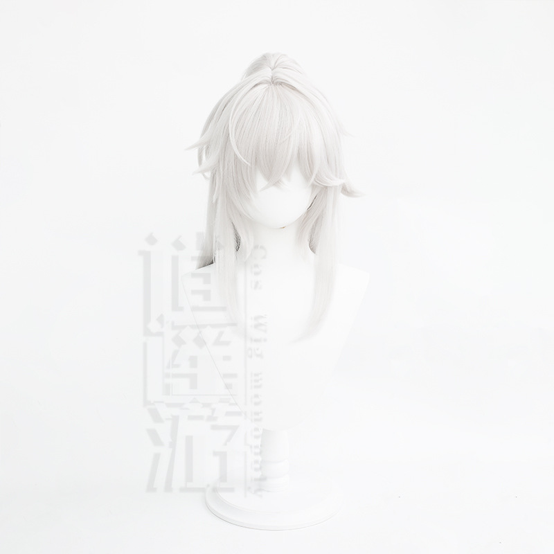 Honkai: スターレイル ジンユアン コスプレウィッグ  - Cosplay Anime White Hair のレビューと価格