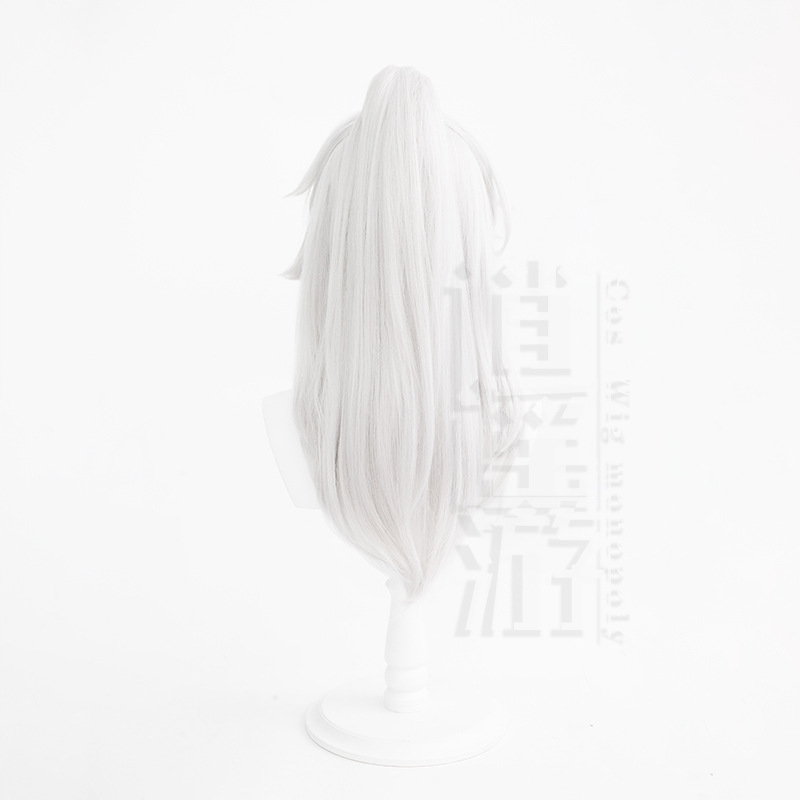 Honkai: スターレイル ジンユアン コスプレウィッグ  - Cosplay Anime White Hair のレビューと価格