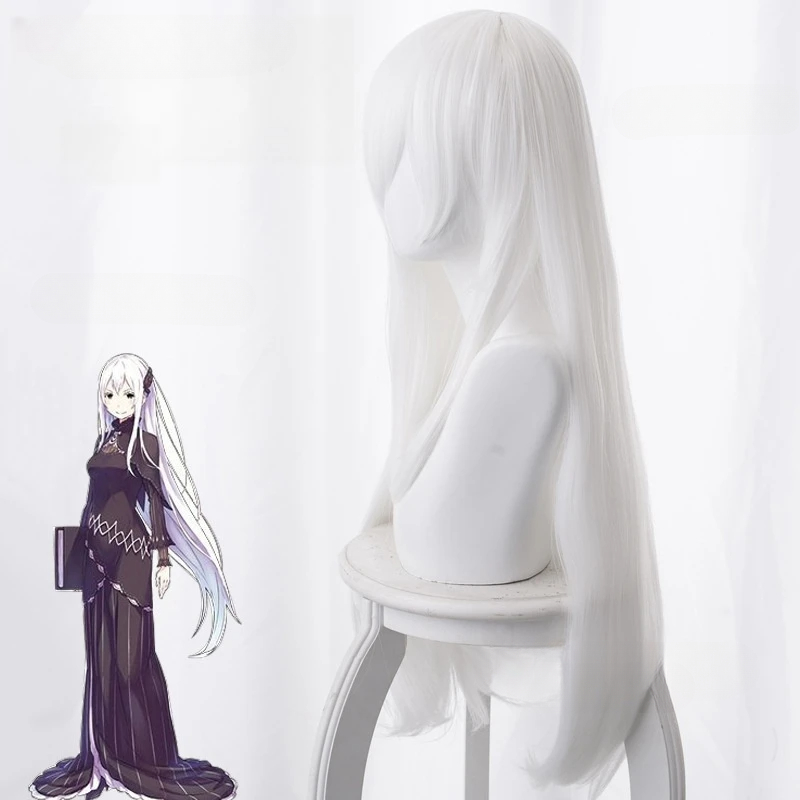 RE:ゼロから始める異世界生活 エキドナ コスプレウィッグ  - Cosplay Anime White Hair のレビューと価格