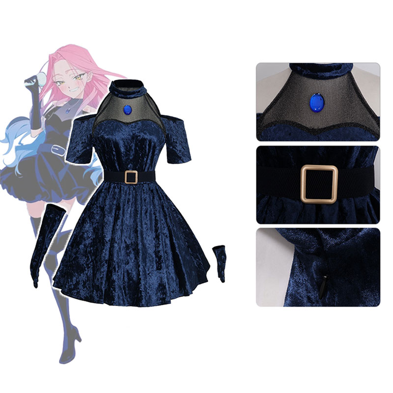 Mizi コスプレアニメエイリアンステージ衣装ウィッグダーク - Anime Cosplay Long Hair のレビューと価格