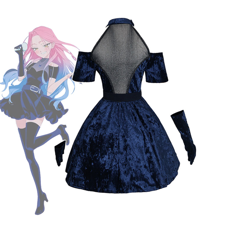 Mizi コスプレアニメエイリアンステージ衣装ウィッグダーク - Anime Cosplay Long Hair のレビューと価格