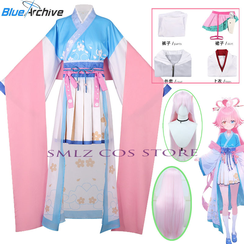 ゲームブルーアーカイブ星野滝花コスプレ衣装女性ピンクブルード - Anime Cosplay Pink のレビューと価格