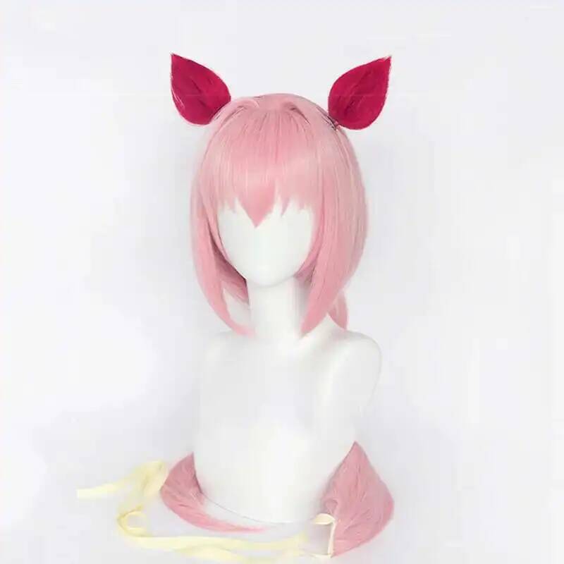 ウマ娘 ハルウララ コスプレウィッグ ウマ娘 プリティーダー - Anime Cosplay Pink のレビューと価格