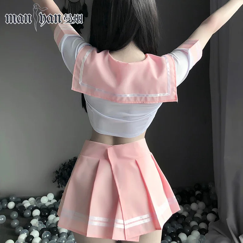 2026 韓国ショートシャツプリーツスカートエキゾチックセー - Anime Cosplay Korean Girl のレビューと価格