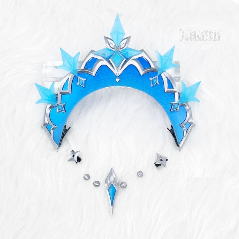 原神 アナスタシア シルバーグレー グラデーション ロングカ - Anime Cosplay Long Hair のレビューと価格