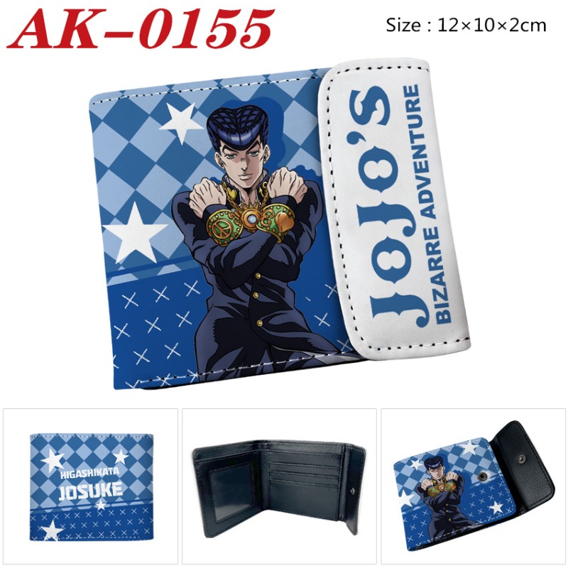 ジョジョの奇妙な冒険アニメPUレザーショートウォレットメンズ - Cosplay Anime Jojo のレビューと価格