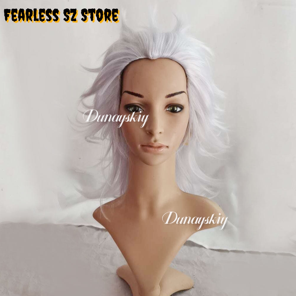 ドロヘドロ ノイ コスプレ衣装 人工毛 ロング シルバー ホ - Cosplay Anime White Hair のレビューと価格