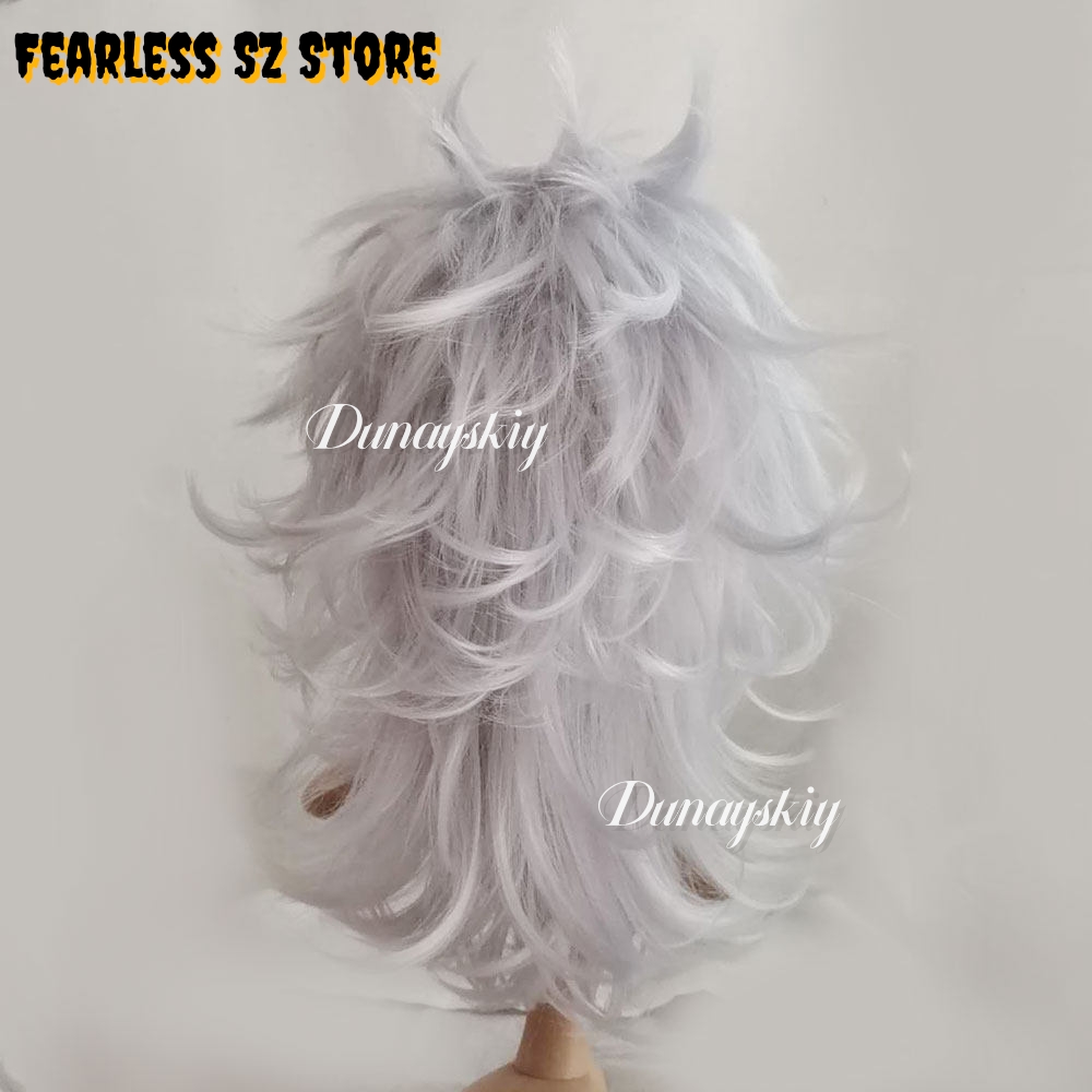 ドロヘドロ ノイ コスプレ衣装 人工毛 ロング シルバー ホ - Cosplay Anime White Hair のレビューと価格